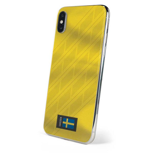 Sweden Soccer Flag iPhone X Skin